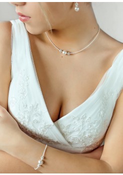 Marie bridal necklace