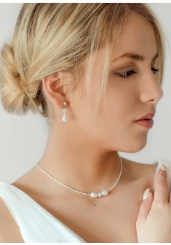 Anna ivory wedding necklace
