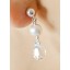Bridal earrings Gouttes perles