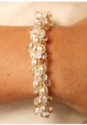 Estella cream bridal bracelet