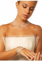 Cléopâtre bridal necklace