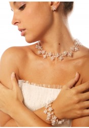 Starlight bridal necklace