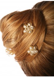 Estella cream bridal hair pins