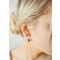 Charlotte black bridal earrings