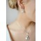 Eclat bridal earrings