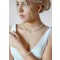 Gouttes perles bridal necklace