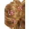 Bridal hair pins Fleur d'été pink