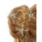 Bridal hair pins Hibiscus
