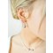 Anna lilac bridal earrings