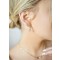 Jessica honey bridal earrings