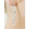 Sparkle wedding earrings (long)